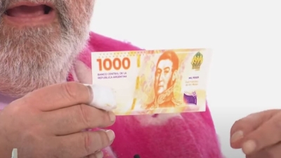 San Martin en el nuevo billete de $1000