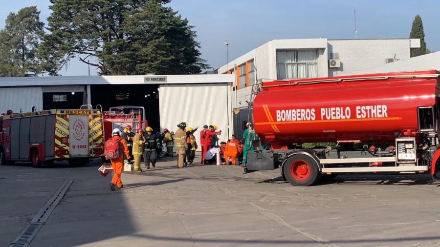 Simulacro de incendio en Marco Polo