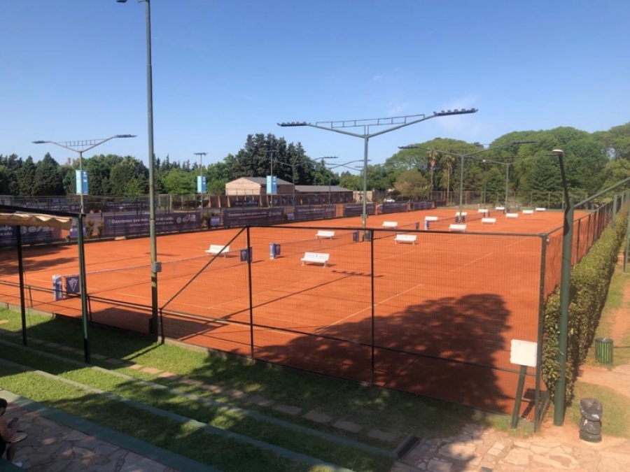 Tenis: Primer entrenamiento argentino en el Jokey Club