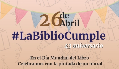 La Biblioteca Popular José Pedroni celebra su 43 aniversario