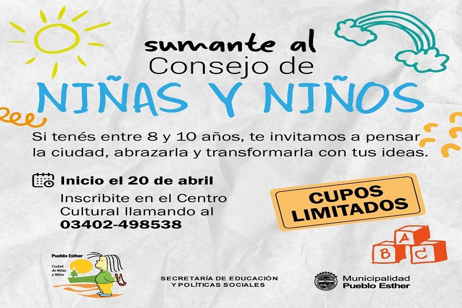 Retomaron actividades del Consejo de Niños y Niñas en Pueblo Esther