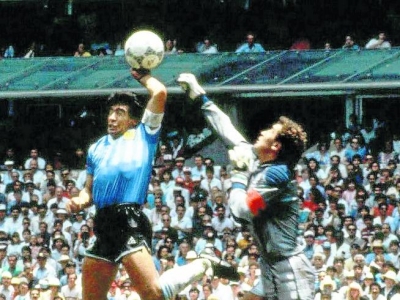 Día del Futbolista Argentino por el famoso gol de &quot;La Mano de Dios&quot;