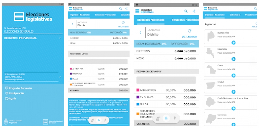 Vuelve la app “Elecciones Argentina 2021”