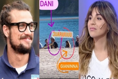 Giannina Maradona y Daniel Osvaldo