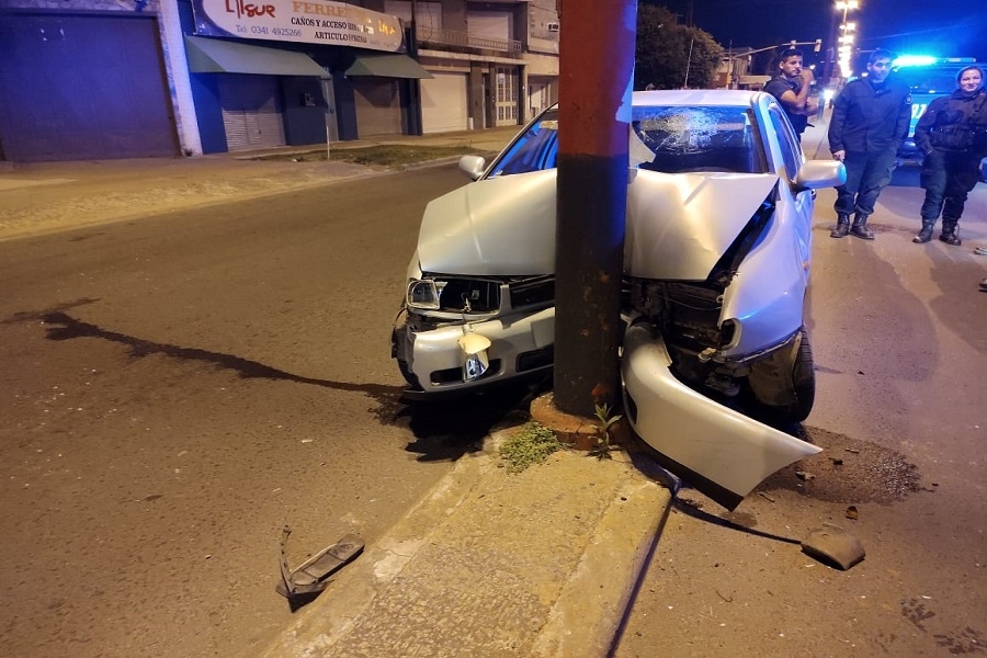 Impactante accidente en Av. San Martín al 1500 de VGG