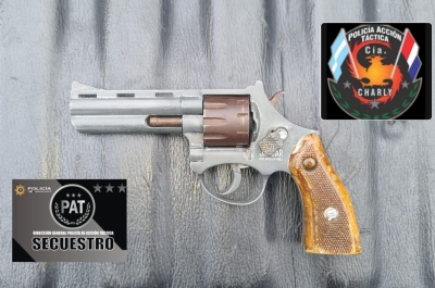 Dos menores fueron aprehendidos con un arma de fuego en V.G.Gálvez