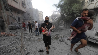 Los muertos en la Franja de Gaza por los ataques de Israel superan los 10.000: casi la mitad son niños y niñas