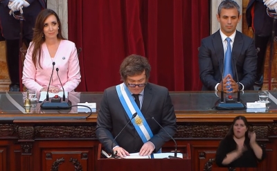 El Presidente habló por primera vez ante el Congreso para inaugurar las sesiones ordinarias