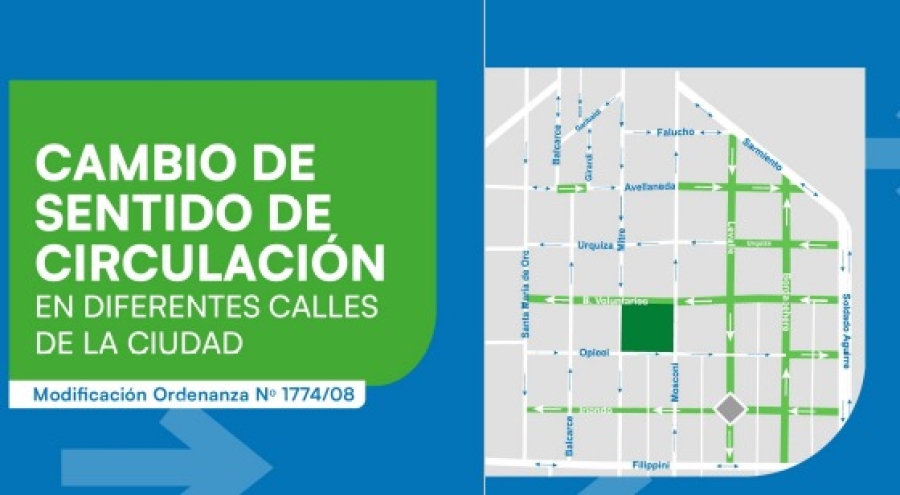 V.G.Gálvez implementa nueva ordenanza de reordenamiento del tránsito