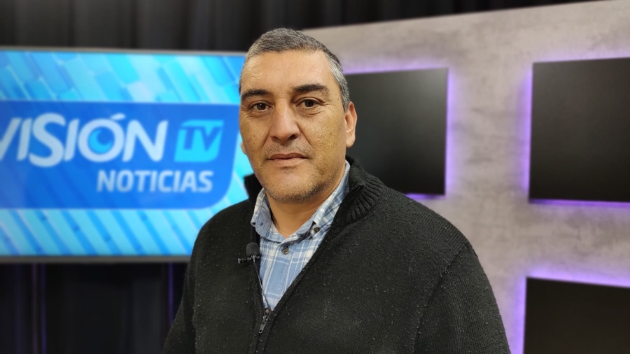 Arnaldo Giacomino, precandidato a concejal de Pueblo Esther, visitó Ivisión Noticias