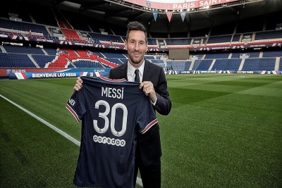 Se agotó la camiseta de Messi del PSG