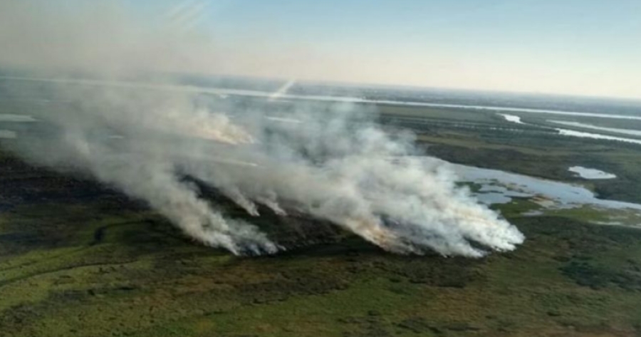 Situación de los focos de incendios en el Gran Rosario