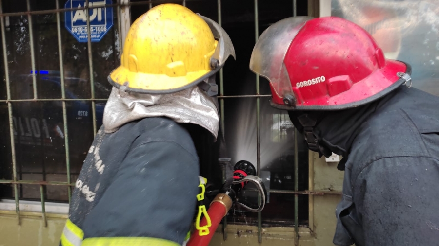 Por lo menos siete servicios atendieron los  Bomberos de V. G. Gálvez hoy