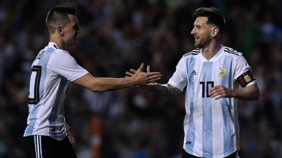 Estrellas de la selección: Messi y Lo Celso partieron desde Rosario hacia el predio de Ezeiza