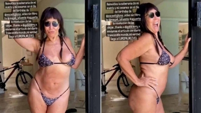 Moria Casán le dedicó a Sofía Gala, por su cumpleaños, una foto en microbikini en Instagram