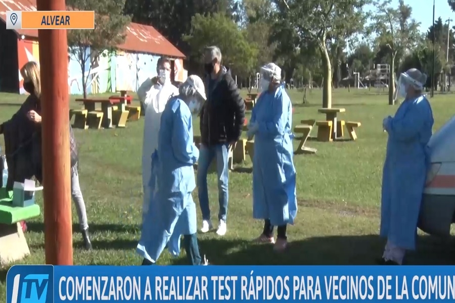 Testeos rápidos en Alvear