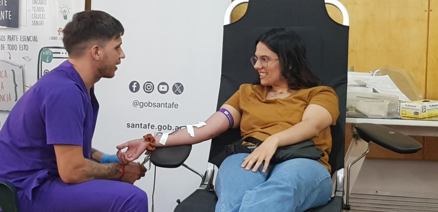 Con colectas en Santa Fe y Rosario, Provincia conmemora el Día del Donante de Sangre