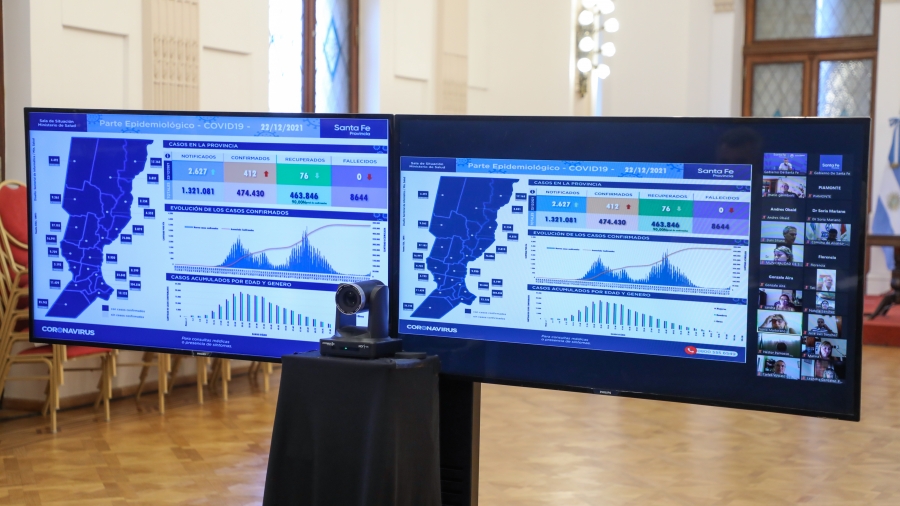 La provincia brindó detalles de la situación epidemiológica a intendentes y presidentes comunales