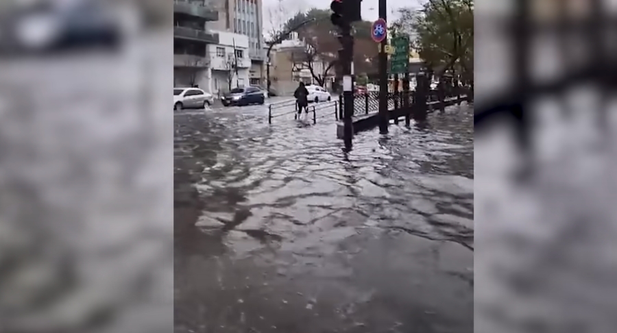 Fuerte temporal afecta a La Plata, Berisso y CABA