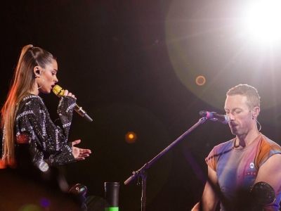 Coldplay: en el dia de ayer Tini Stoessel cantó con Chris Martin