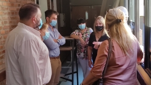 Leticia Battaglia recorrió las obras en el Gamen