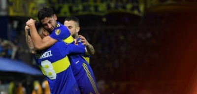 Boca le ganó al Deportivo Cali y avanzó primero de su zona