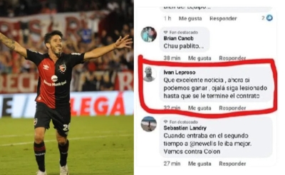 Trabajador de Newell’s despedido por criticar a Pablo Pérez en redes sociales