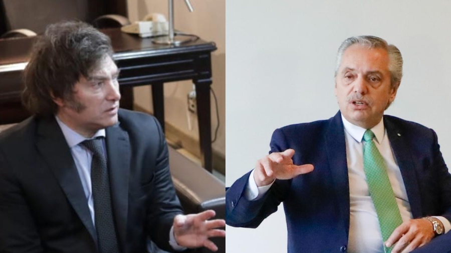 Con un desayuno en Olivos, Alberto Fernández y Javier Milei comienzan la transición presidencial