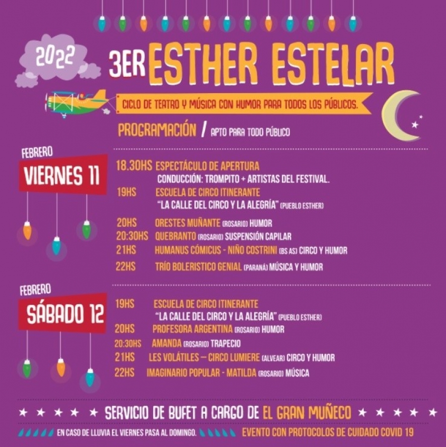 &quot;Esther Estelar&quot; ciclo de teatro y música