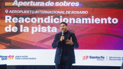 Pullaro: “Nación se borró y la Provincia se hace cargo de la pista del aeropuerto porque Santa Fe se prepara para ser potencia”