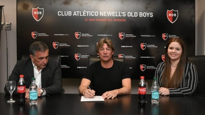 Heinze asumió como técnico de Newell’s