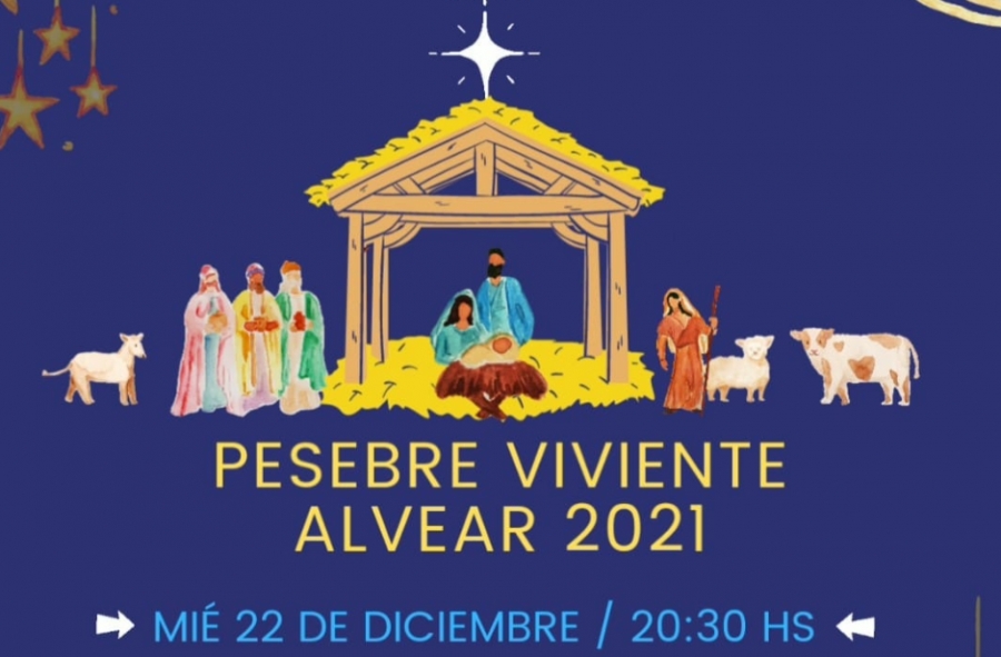 Pesebre Viviente en Alvear