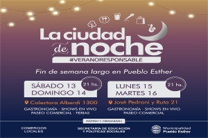 Propuesta para el finde largo en Pueblo Esther