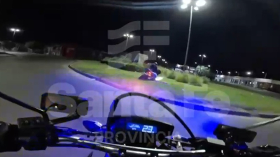 Dos aprehendidos tras espectacular persecución policial: la moto tenía pedido de secuestro
