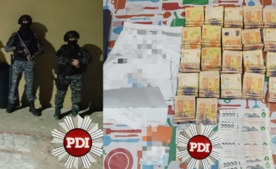 Dos detenidos acusados de integrar banda que robaba recaudación de Camiones