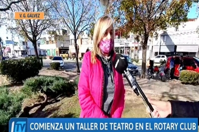 Gabriela Cantatore, actriz de VGG que comenzará una capacitación en Rotary y participa de una serie