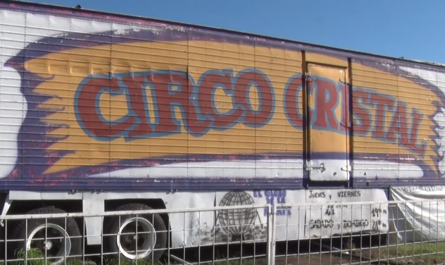 El circo Cristal sigue en V. G. Gálvez sin trabajar