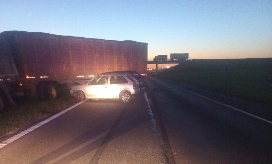 Accidente de tránsito en la Autopista Rosario–Buenos Aires