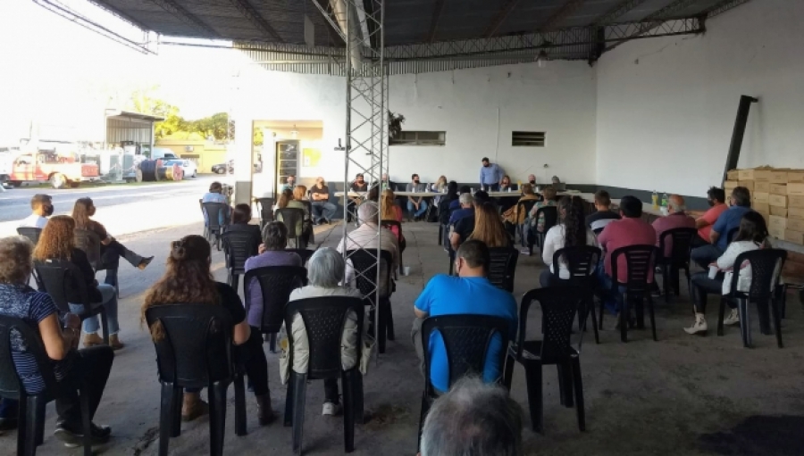 Asamblea en CLESAPE