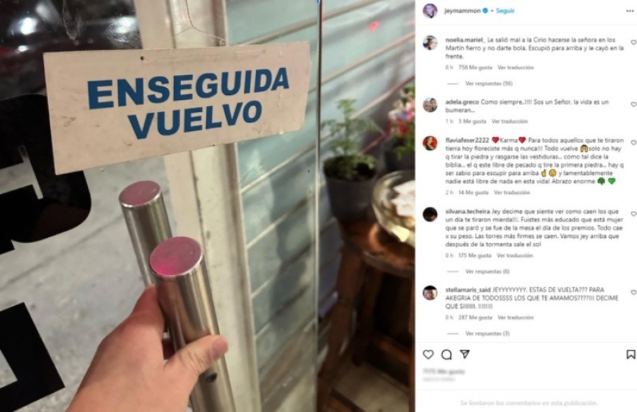 En medio del escándalo con Jesica Cirio, Jey Mammón publicó: “Enseguida vuelvo”